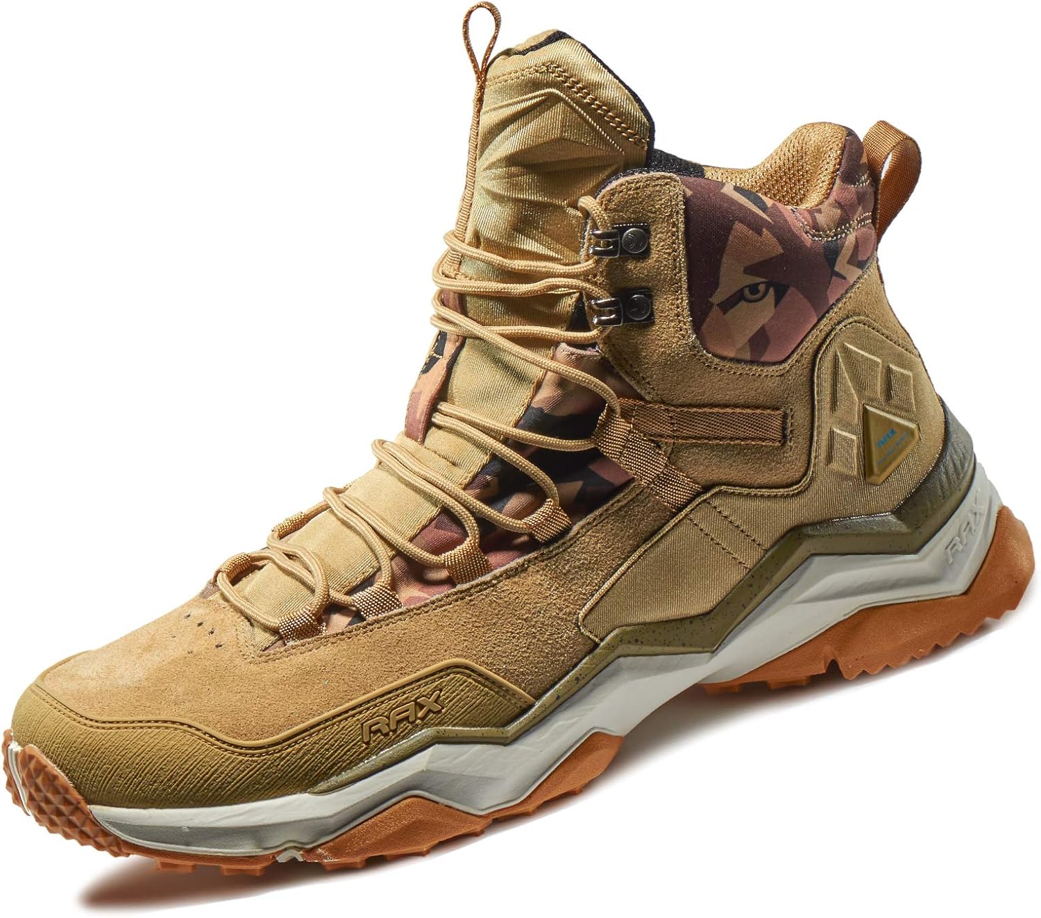 

Мужские облегченные водонепроницаемые походные ботинки RAX Wild Wolf Mid Venture, хаки