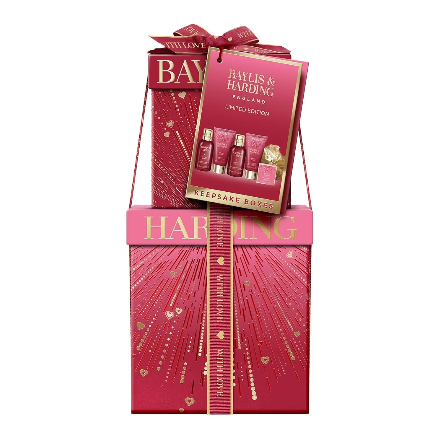 Подарочный набор Baylis & Harding Midnight Cherry Luxury Pampering, веганский Baylis & Harding — фото 2
