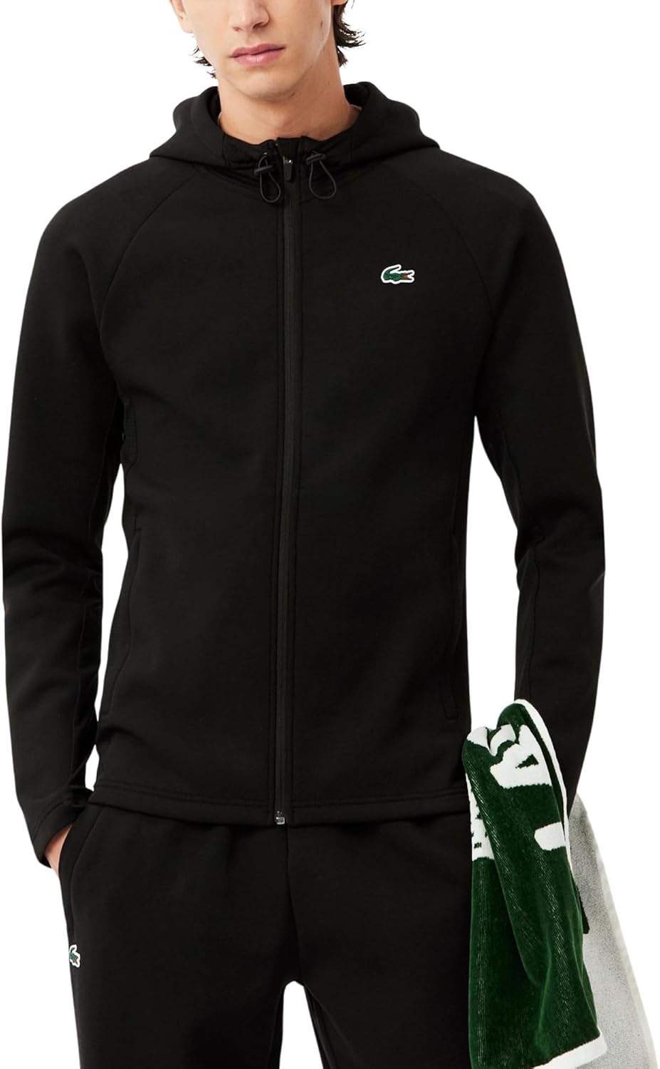 

Мужская спортивная куртка Lacoste Sport Breathable Sport Track, Black/Black