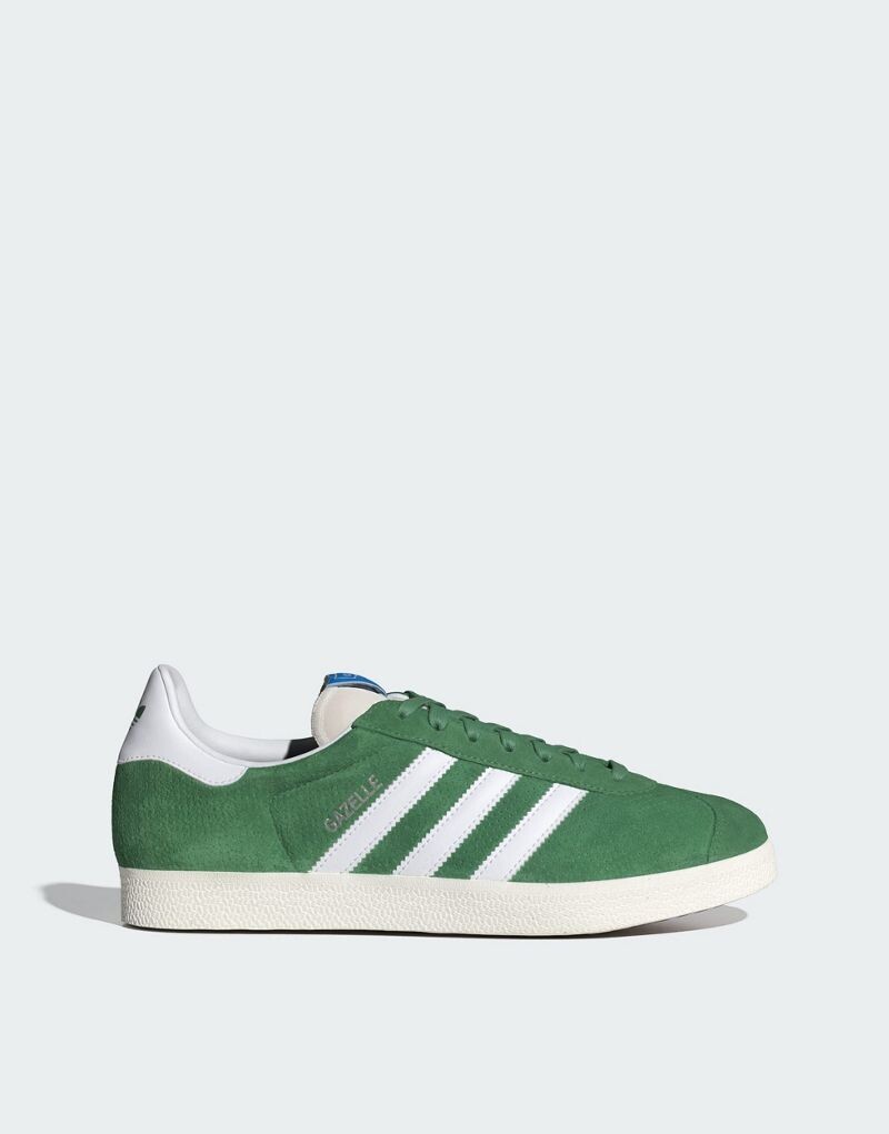 

Бело-зеленые кроссовки adidas Gazelle, Зеленый, Бело-зеленые кроссовки adidas Gazelle