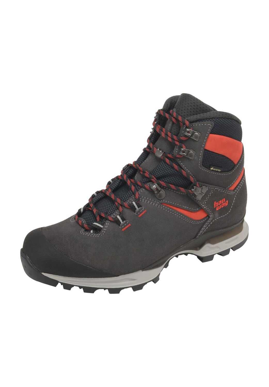 Кроссовки Tatra Light GTX, Gore-Tex, водонепроницаемые, мужские hanwag, цвет Asphalt Red