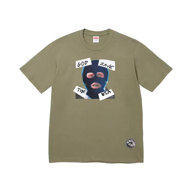 Футболка Supreme God Save Us Tee, зеленый