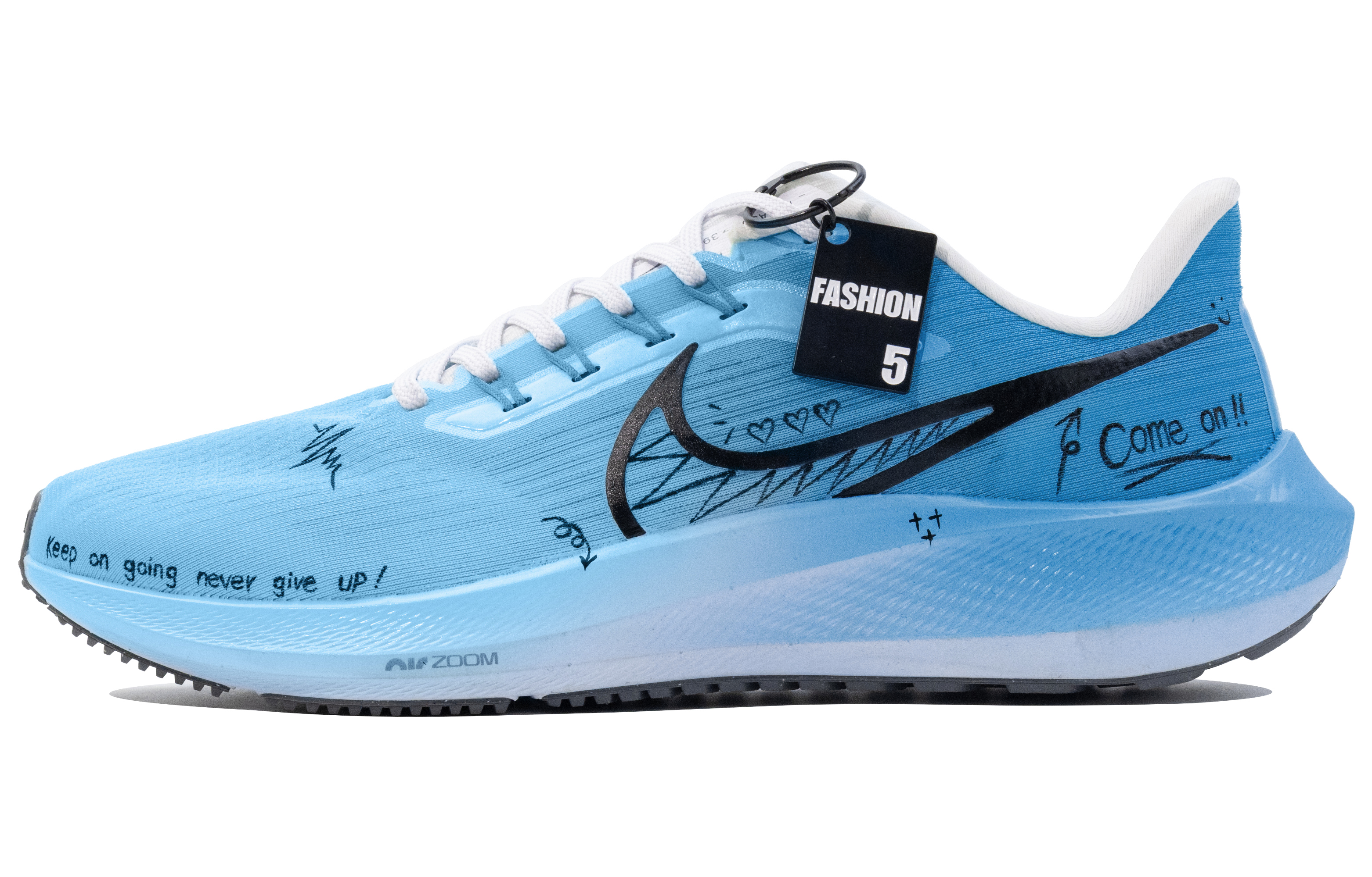 

Nike Кроссовки Air Zoom Pegasus 39 Shock Absorbers с низким верхом, противоскользящие, мужские, синие