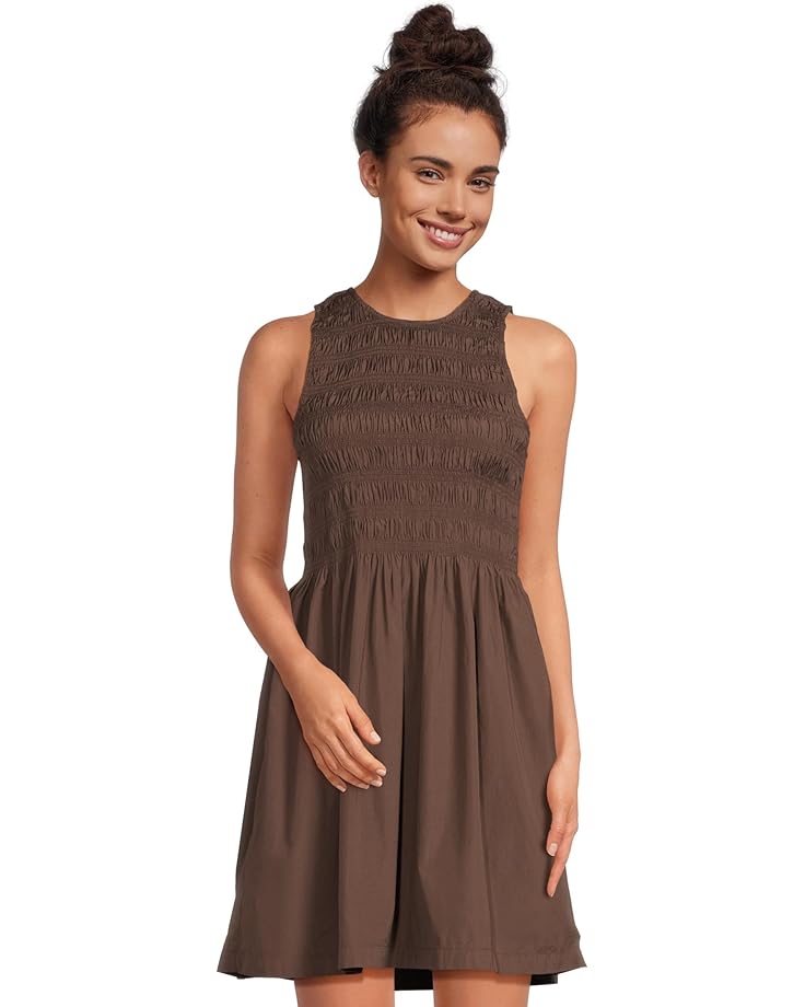 

Платье Madewell Selena Smocked Mini, цвет Roasted Chicory
