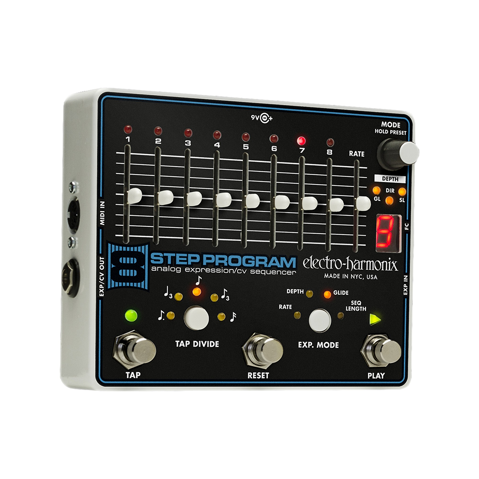 

Electro-Harmonix 8-шаговый программный аналоговый секвенсор экспрессии, педаль эффектов для гитары