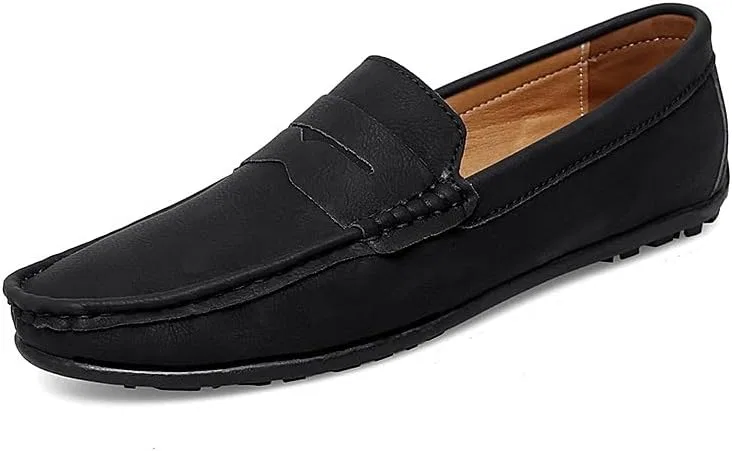 Лоферы из PU кожи, Black PUGHGAETZF
