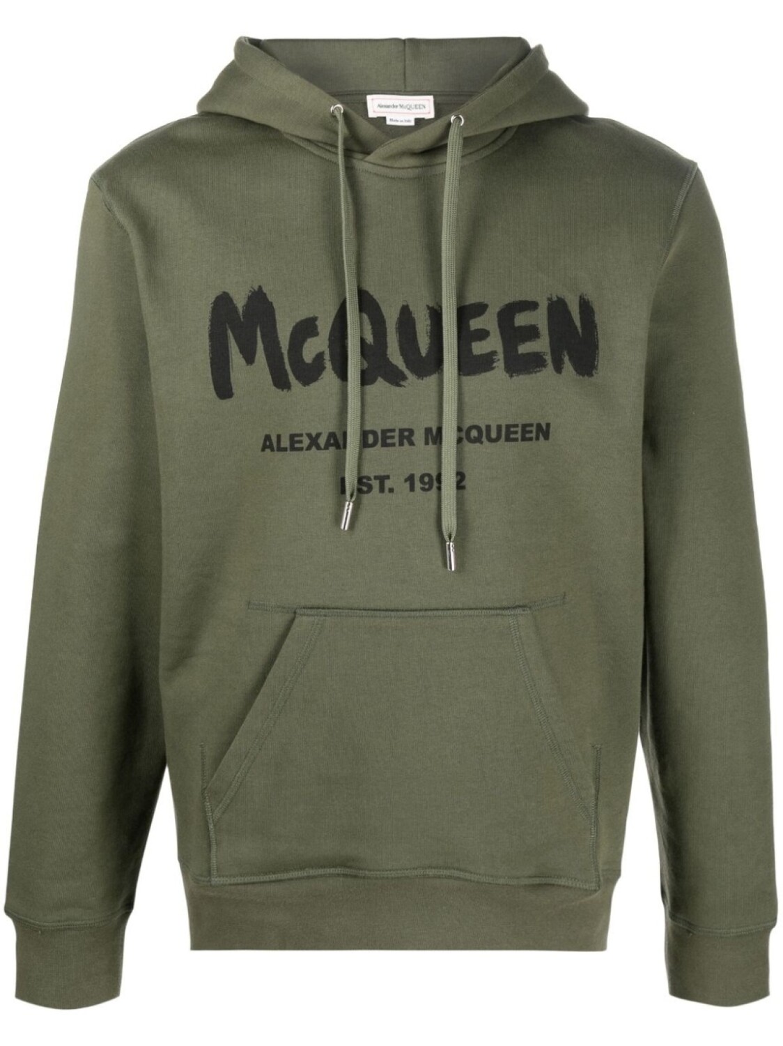 

Alexander McQueen худи с логотипом, зеленый