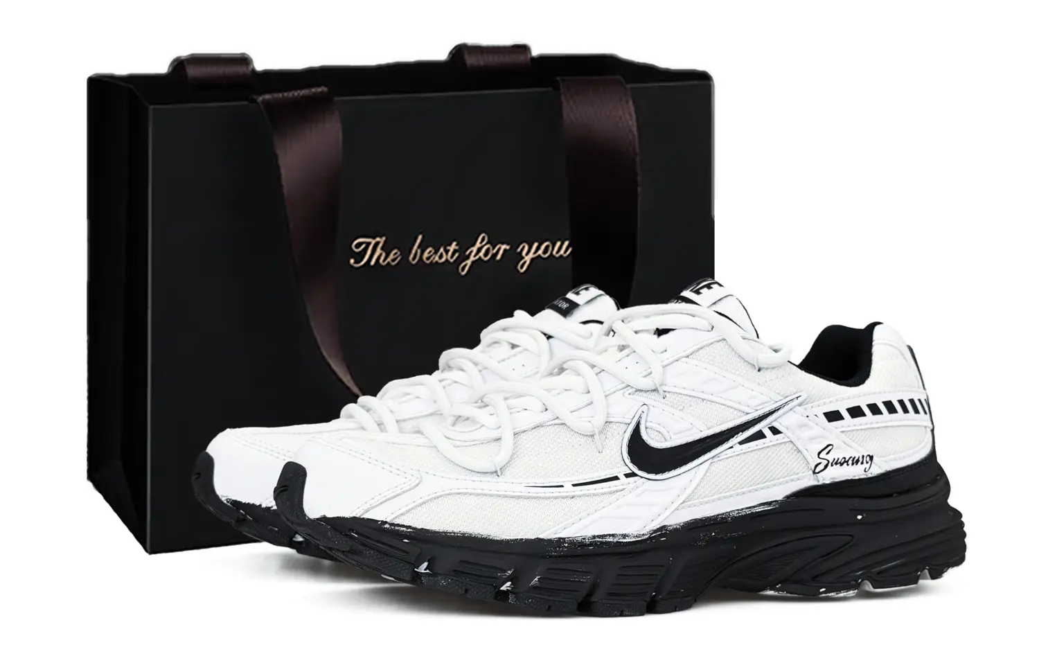 

Инициатор Амортизирующие Износостойкие Низкие Повседневные Городские Коммутерские Беговые Кроссовки Унисекс Nike, белый horse gallops through the gap