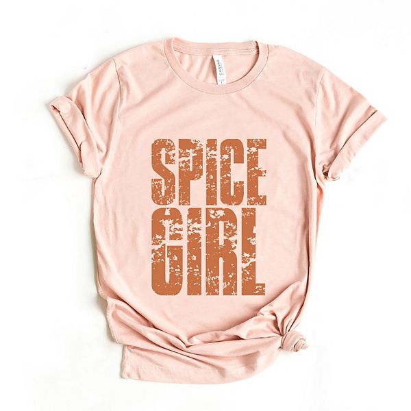 

Футболка с принтом Spice girl block distressed Simply Sage Market, Blush