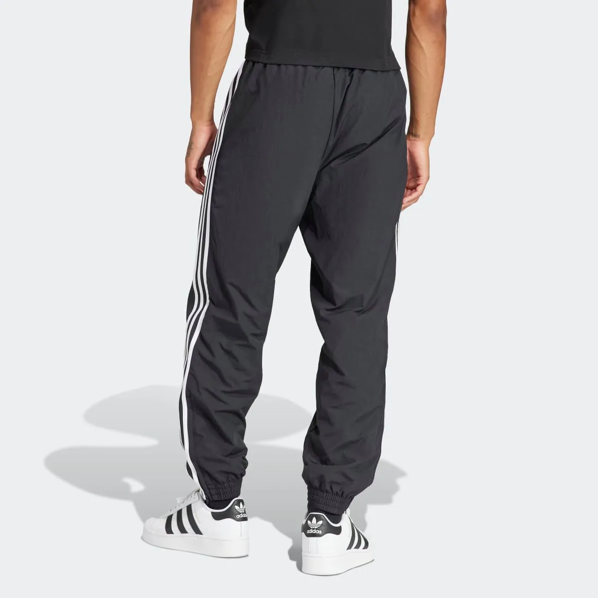 Мужские брюки Firebird Adicolor Woven от Originals adidas, черный — фото 2