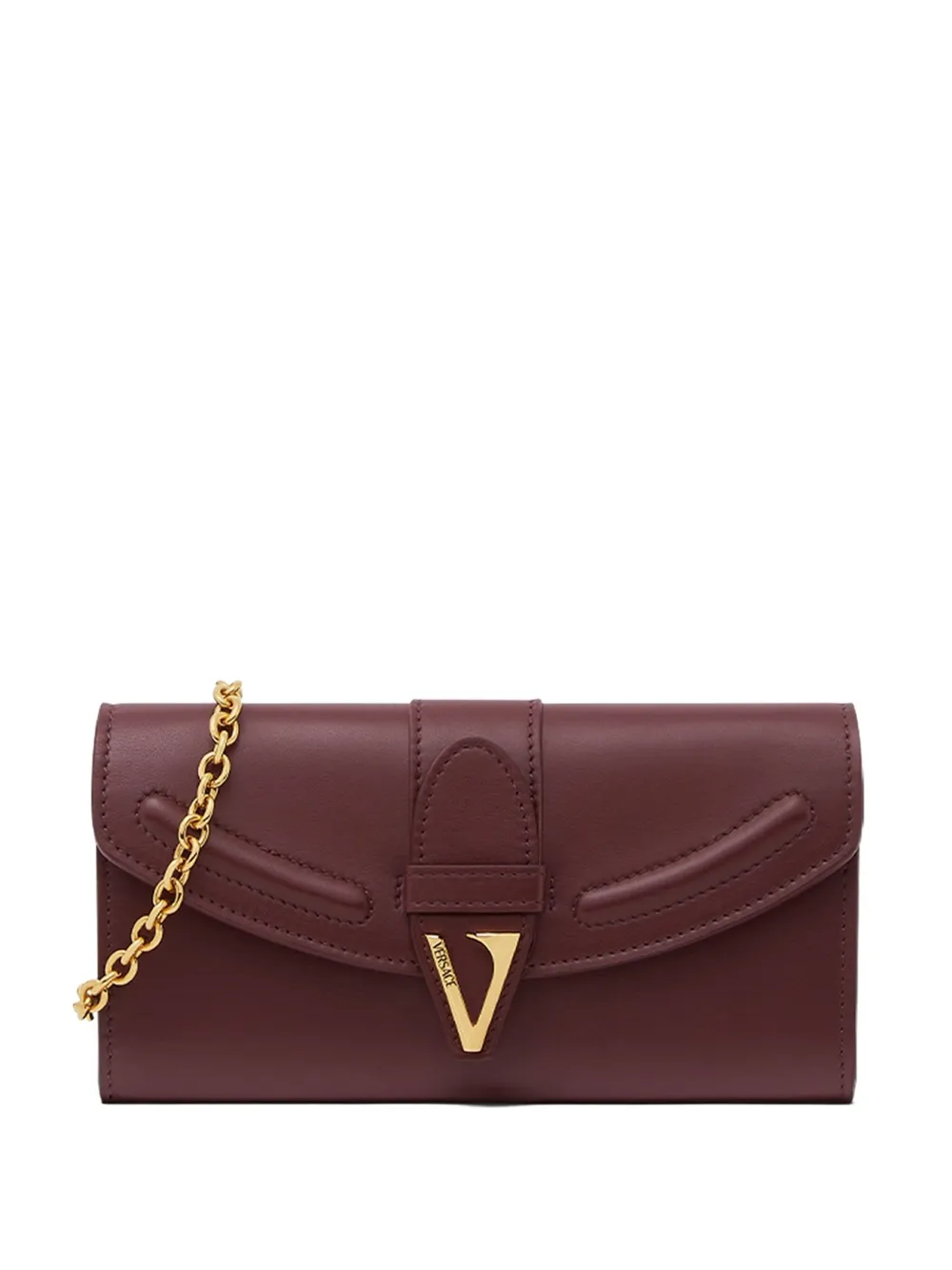 

Клатч с логотипом VERSACE, красный