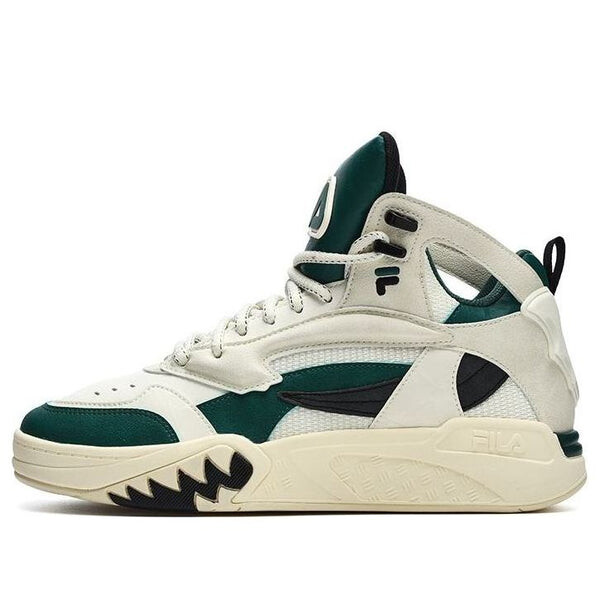 

Кроссовки desperado vintage basketball shoes 'white green black' Fila Fusion, белый