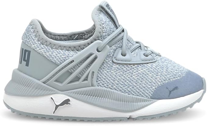 Кроссовки Puma Vikky Repeat FS Leather бело-розовые, размер 6.5 US для детей и подростков, темно-синий/сиреневый — фото 2