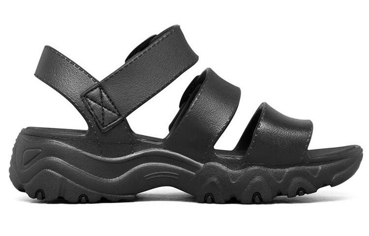 Пляжные сандалии D"LITES 2.0 женские, полностью черные Skechers — фото 2