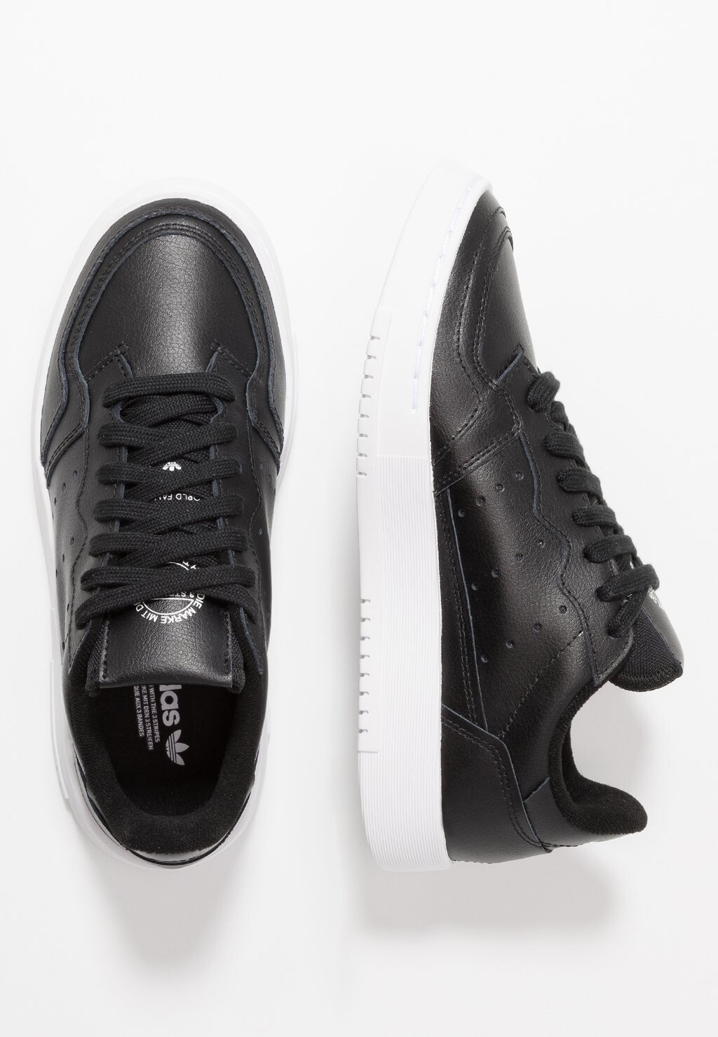 

Низкие кроссовки Supercourt adidas Originals, цвет core black/footwear white