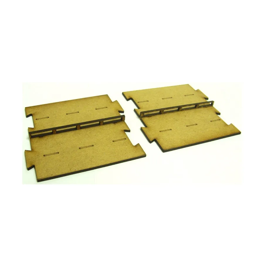 

2-полосная дорога — секция 6 дюймов x2, MDF Terrain (10mm) (Blotz)
