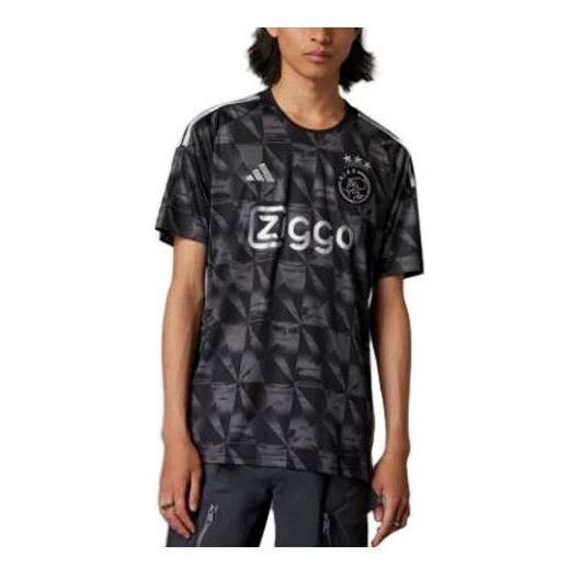 

Футболка ajax amsterdam 23 24 третья футболка Adidas, черный