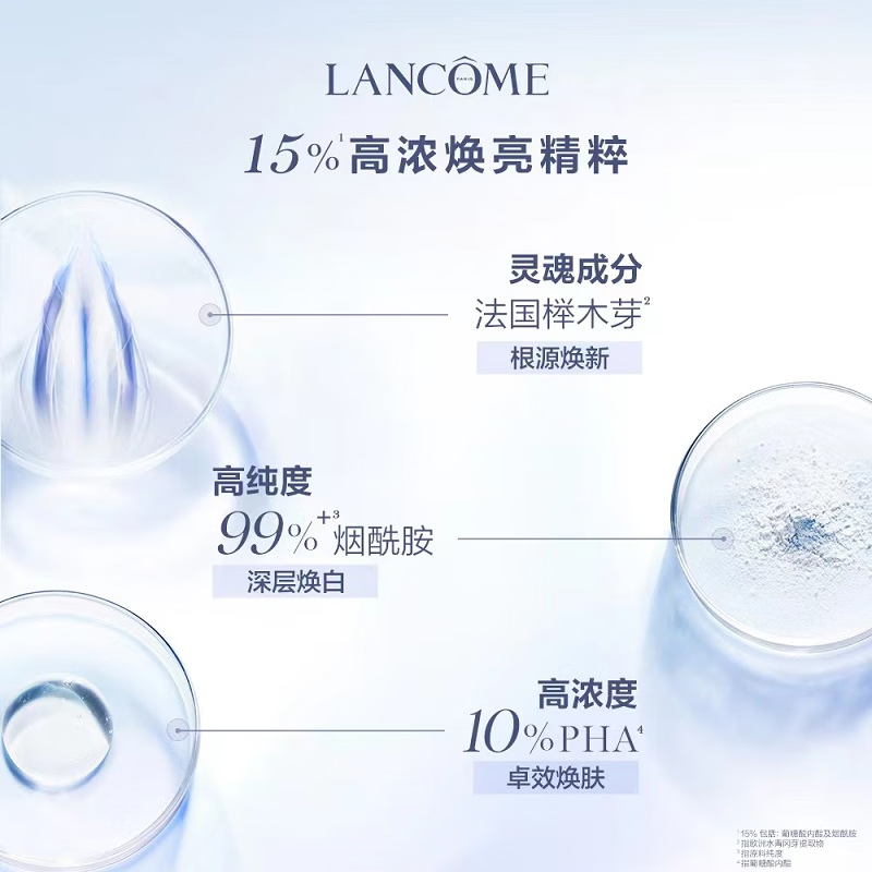 LANCOME LANKOU сыворотка с тремя трубками Aurora для осветления темных пятен и отбеливания — фото 3