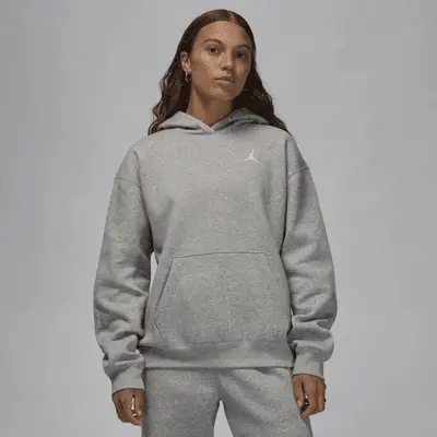 

Худи Jordan Brooklyn Fleece, серый/белый