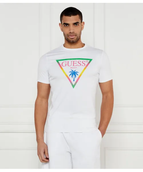 

Футболка Slim fit Guess Underwear, белый