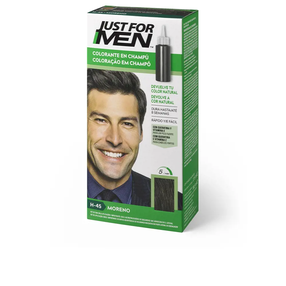 

Краска для волос Colorante en champú Just For Men, цвет moreno, 30 мл.