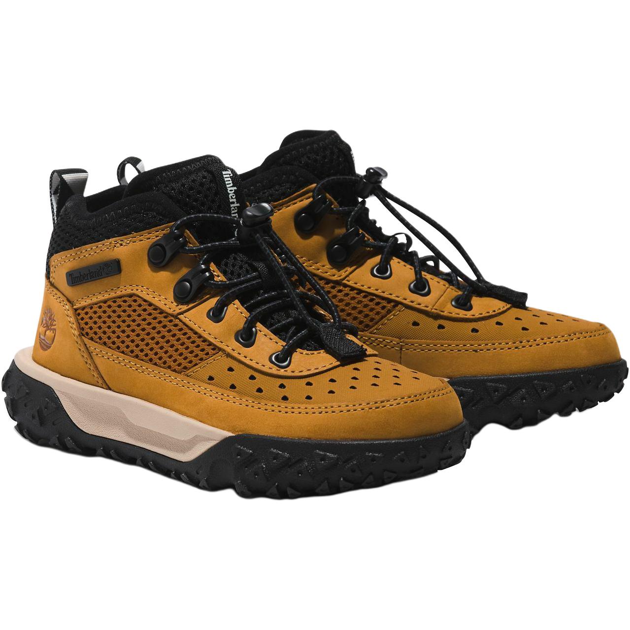 Timberland Детские кроссовки Greenstride Motion 6 с противоскользящей подошвой, износостойкие, средней высоты, для активного отдыха — фото 3
