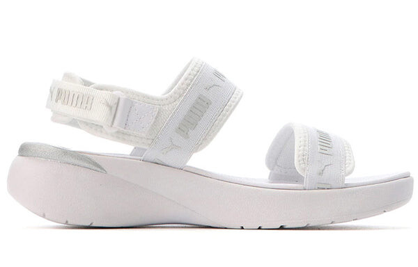 Сандалии sportie sandal 'white metallic silver' Puma, белый — фото 2