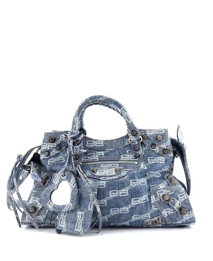 

Средняя сумка Neo Cagole City Bag BB Denim Pre-Owned Balenciaga, синий
