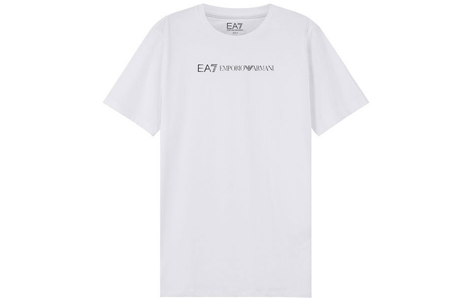 Футболка EA7 SS23 женская EMPORIO ARMANI белая — фото 2
