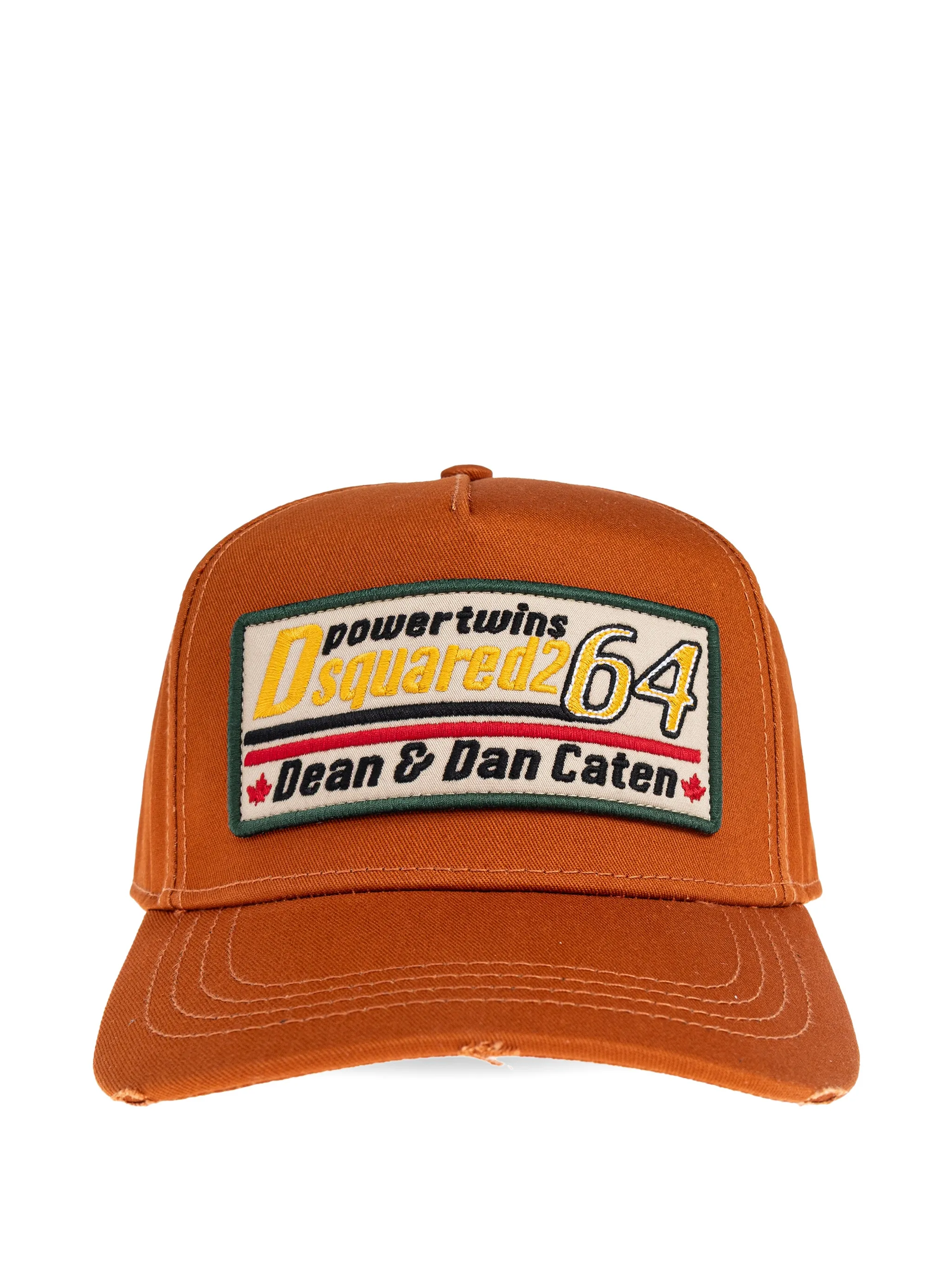 

Бейсболка с нашивкой с логотипом Dsquared2, оранжевый