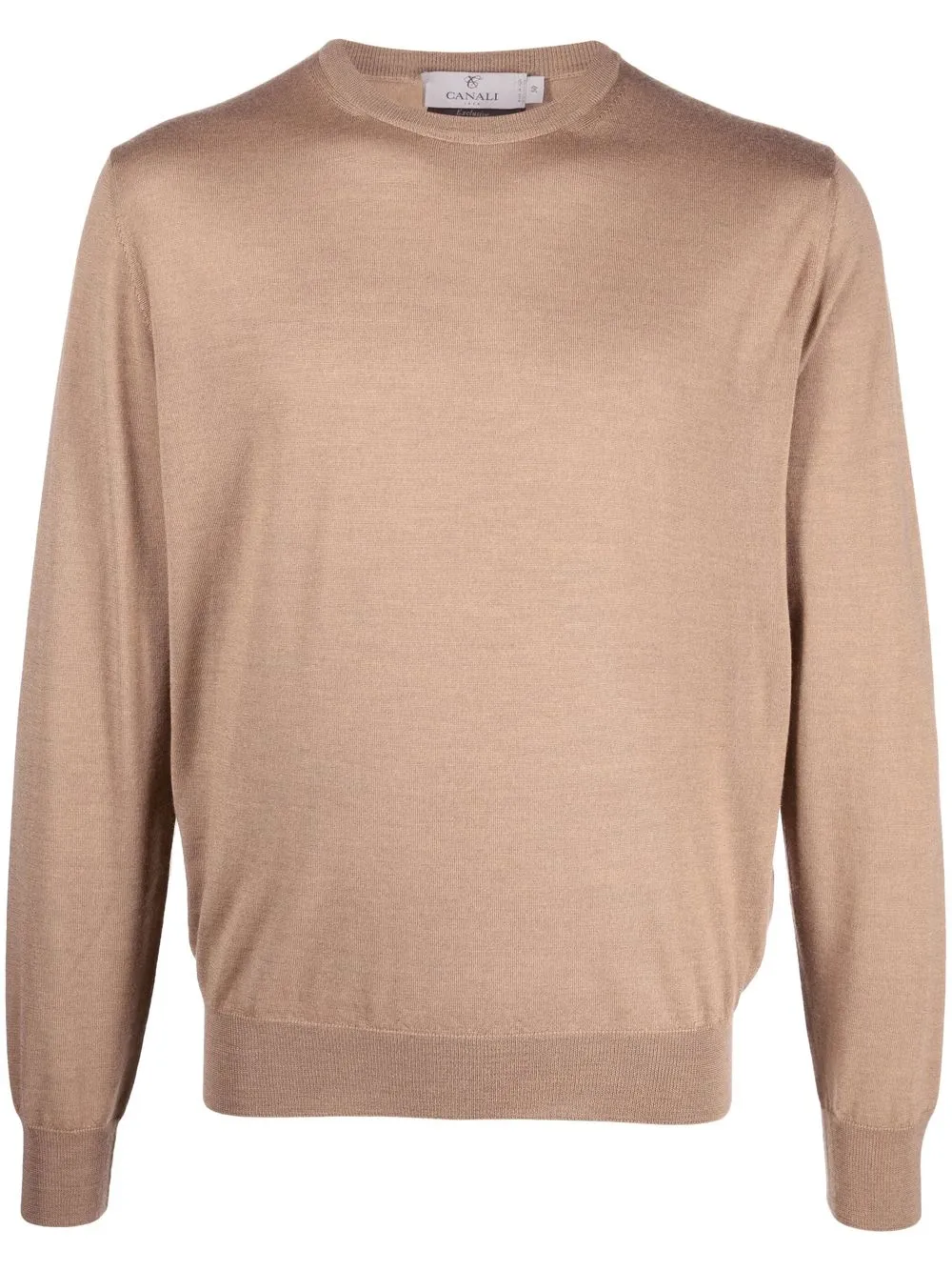 

Джемпер с круглым вырезом Canali, нейтральный