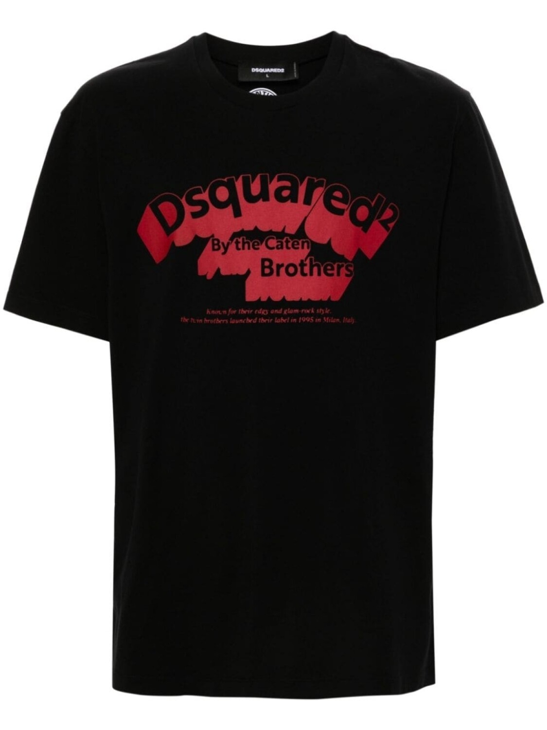 

DSQUARED2 футболка с логотипом, черный