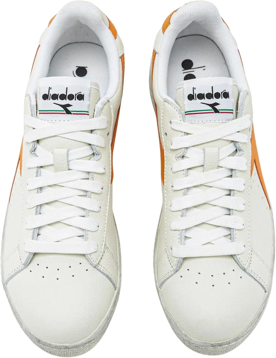 Кроссовки DIADORA Game L Low Fluo Waxed Leather White — фото 3