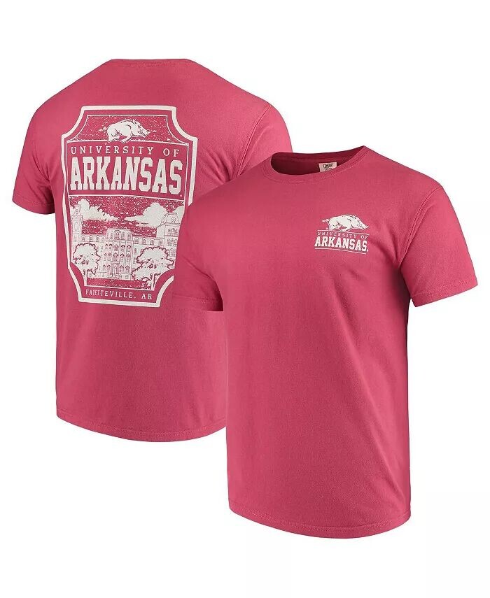 

Мужская футболка Cardinal Arkansas Razorbacks Comfort Colors Campus Icon Image One, красный