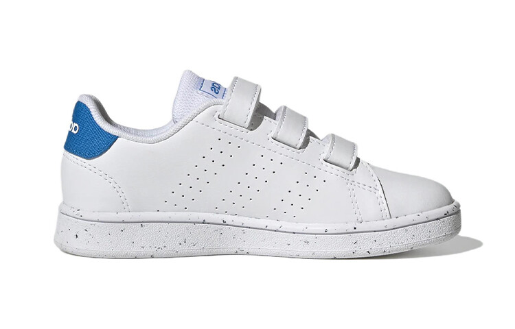 Детские кроссовки для скейтбординга ADVANTAGE PS Low-top Белый/Королевский синий Adidas Neo — фото 2