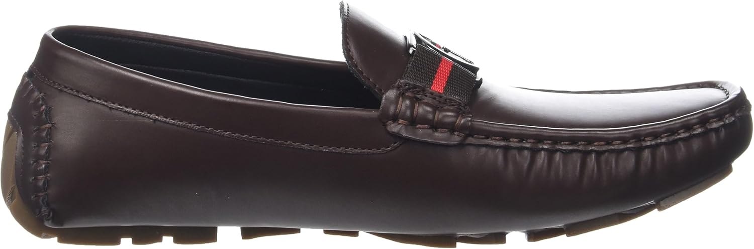 GUESS мужские лоферы Askers, Dark Brown — фото 4