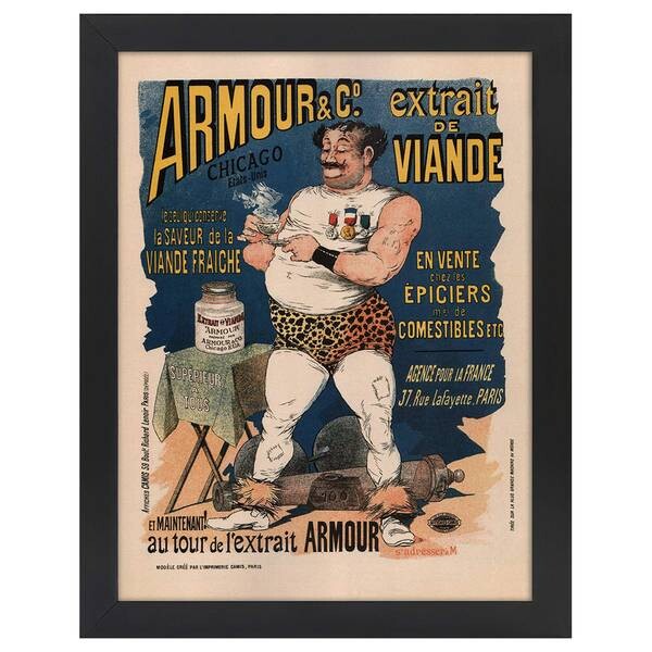 

Рамка для фотографий LegendArte Poster Armour & Co., черный
