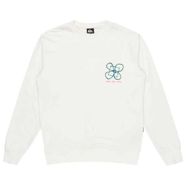 

Графический микс - пуловер Quiksilver, белый