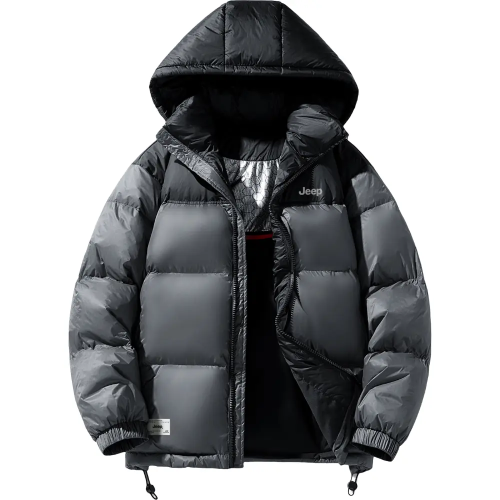 

Jeep Пуховик зимний унисекс, Dark Gray[Goose Down Style]