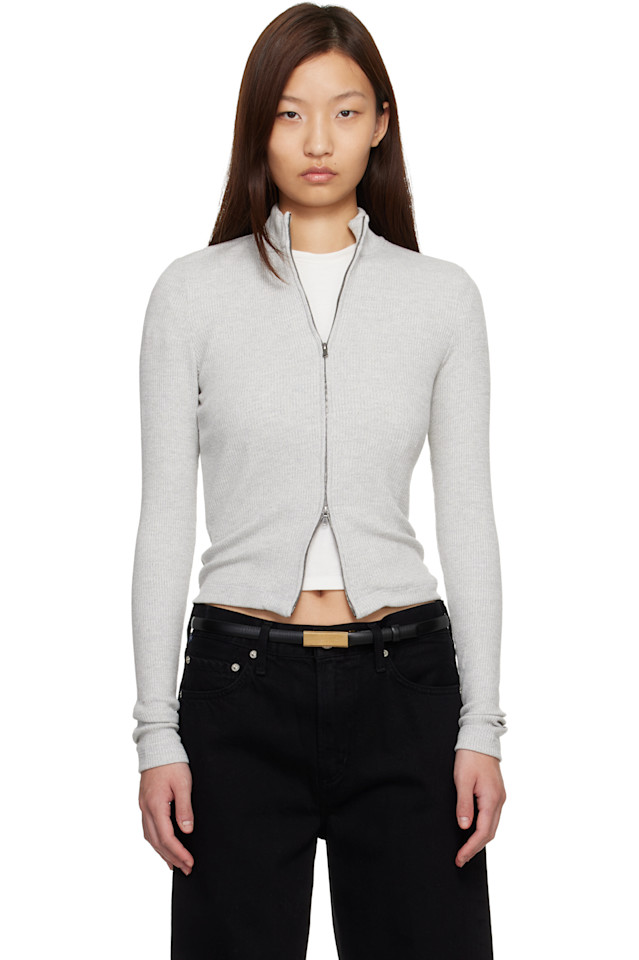 

Citizens Of Humanity Серый свитер на молнии