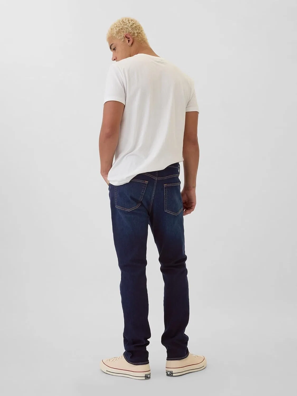 Джинсы Slim Fit GAP, Темная стирка — фото 2