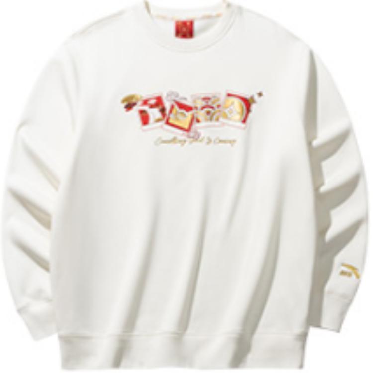 

ANTA Свитшот мужской цвета слоновой кости Ivory White