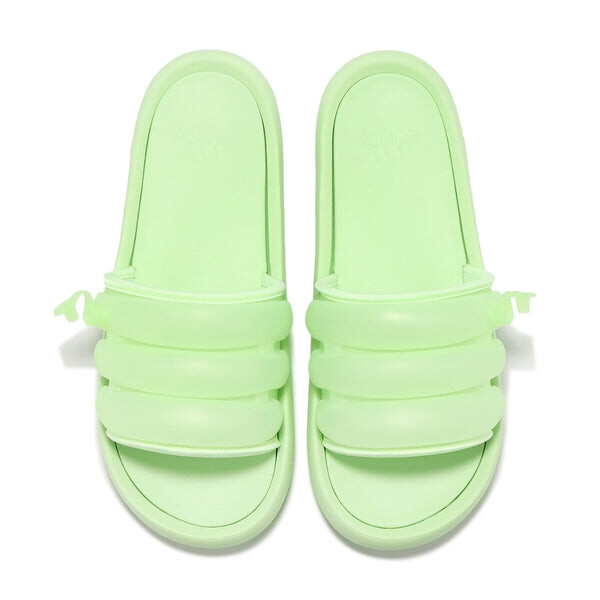 Тапочки adilette zplaash слайды Adidas, зеленый — фото 3