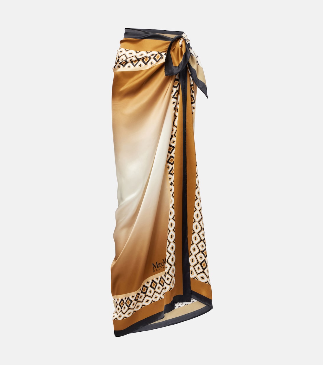 

Оптический шелковый пляжный парео Max Mara, Geometrica