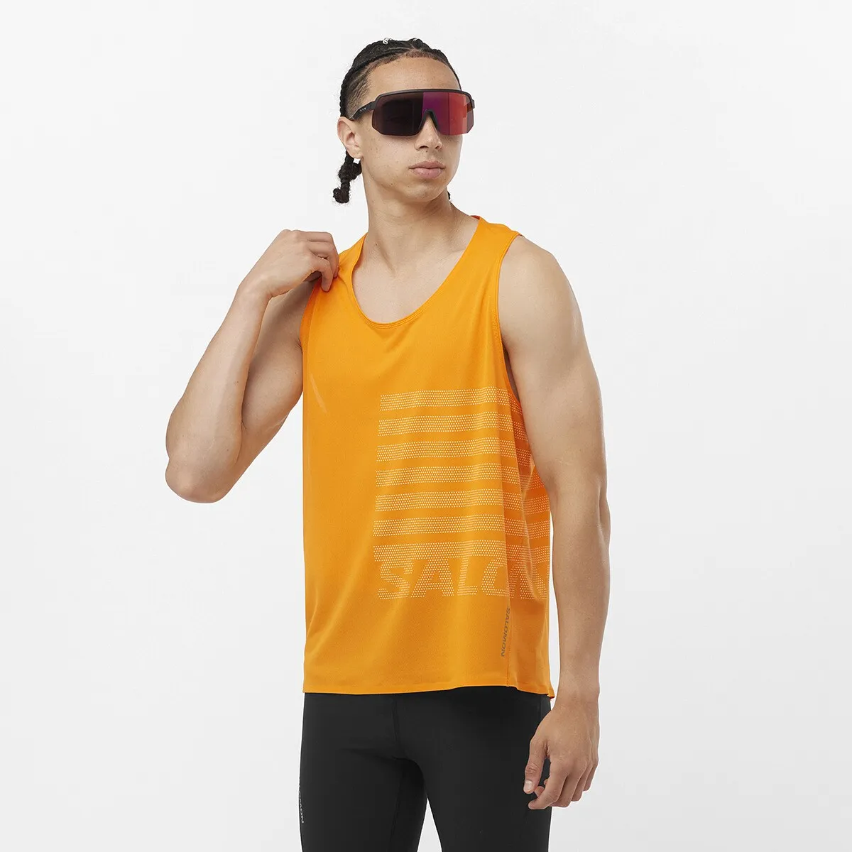 

Мужская футболка Sense Aero Salomon, жёлтый