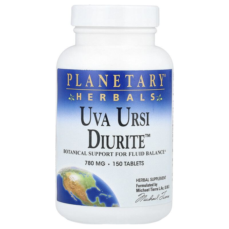 

Planetary Herbals, Ува Ursi Diurite , 150 таблеток