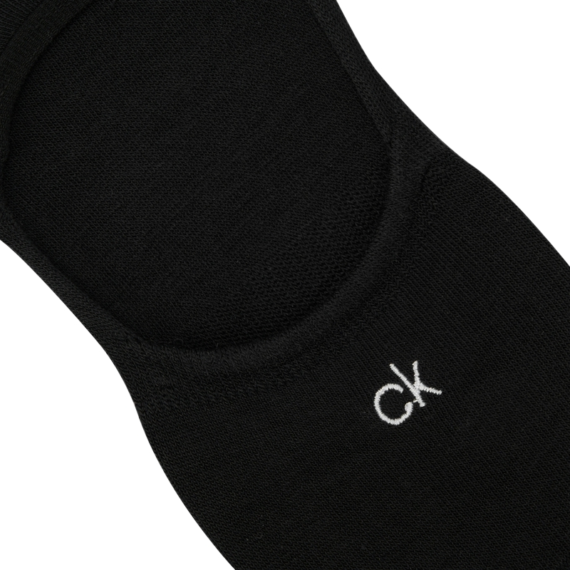 Носочки-невидимки женские 1 упаковка Calvin Klein, черный — фото 4