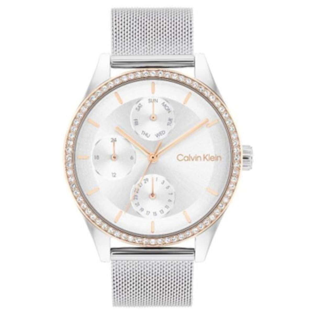 

Женские кварцевые часы Calvin Klein Spark 38 мм, серебряный