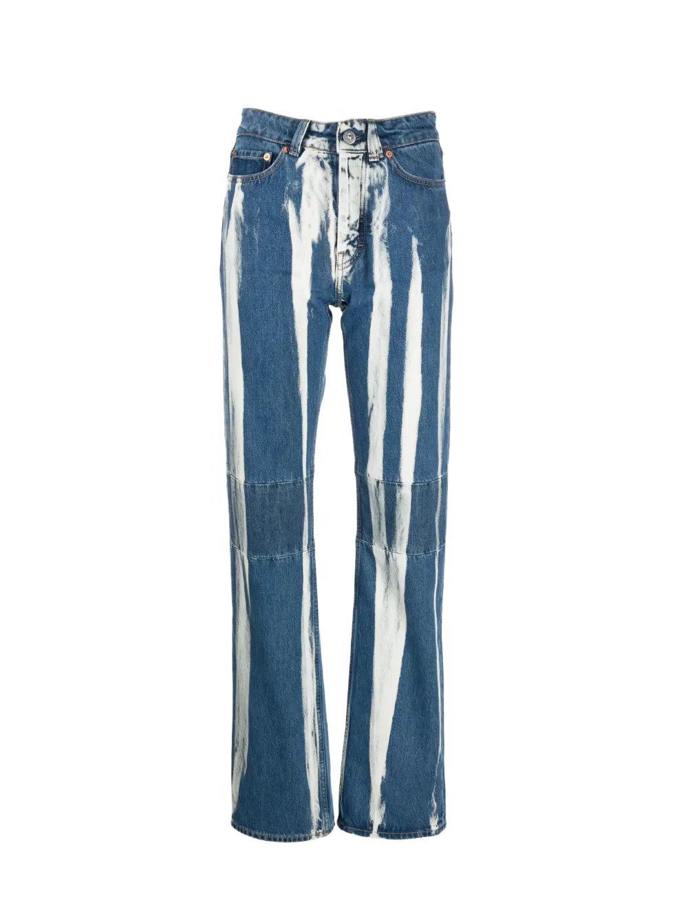 

Прямые джинсы с выбеленным эффектом Our Legacy, синий