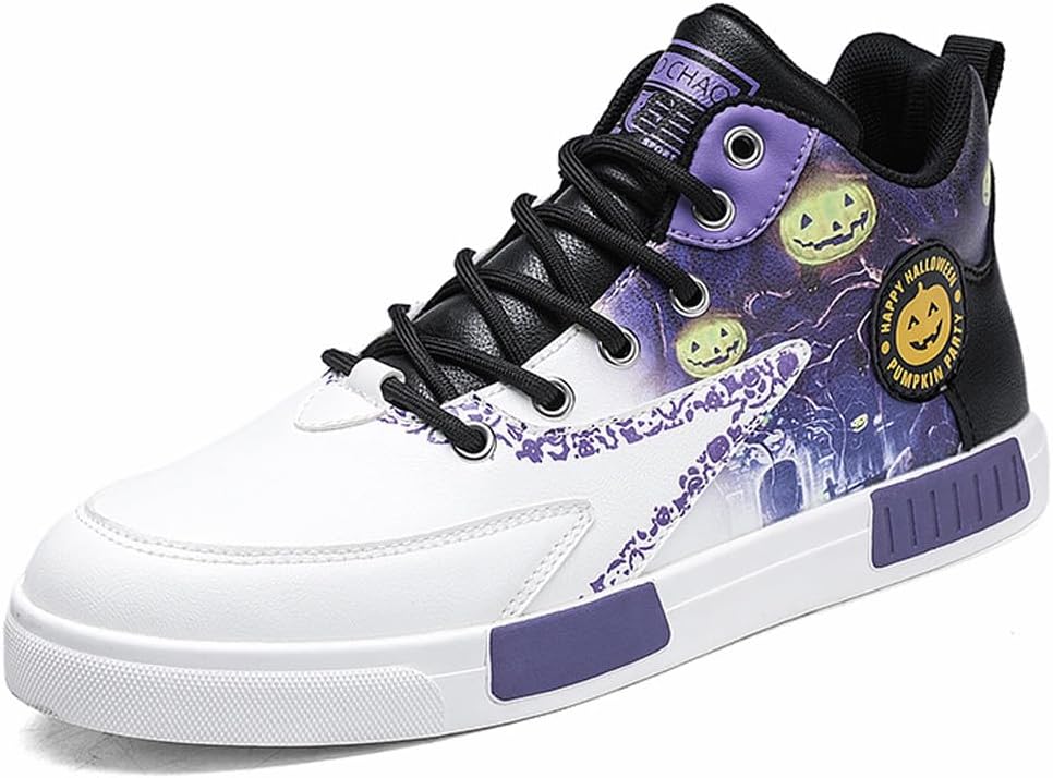 

Мужские высокие кроссовки VAXAV для бега по дороге, скейтборда, прогулок и вождения, фиолетовый